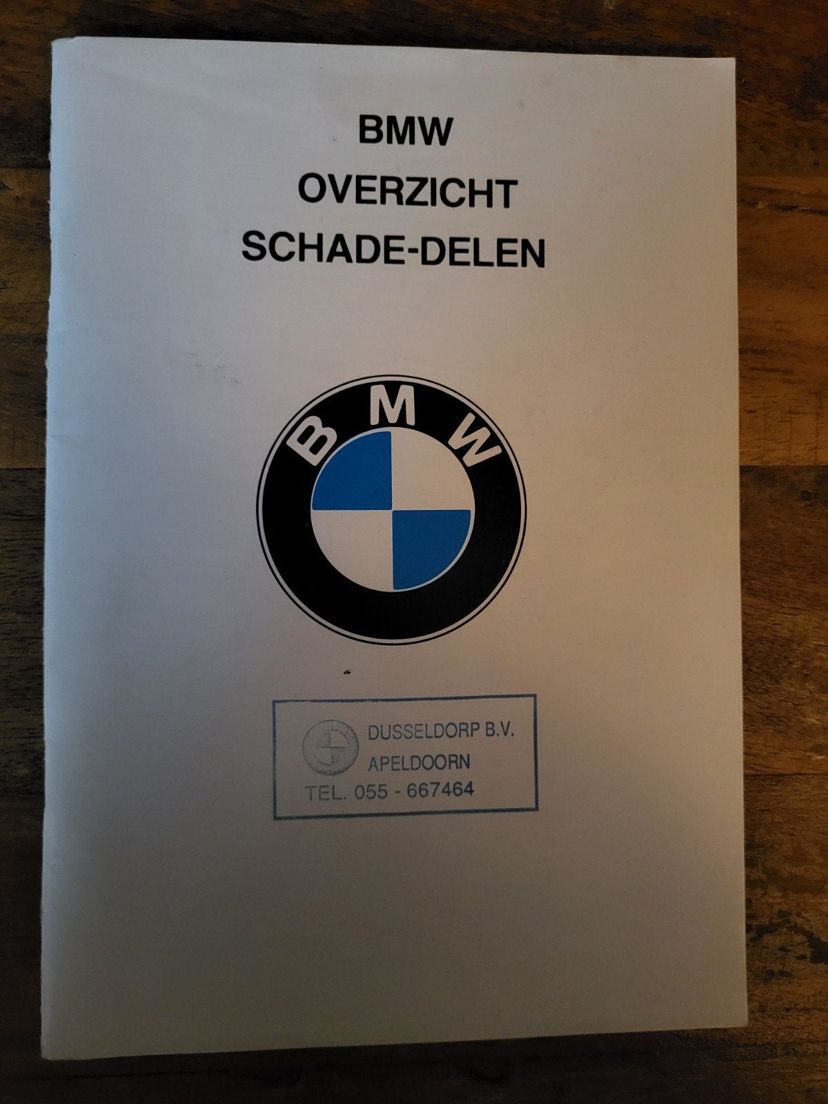 BMW overzicht schade-delen, Boeken, Ophalen of Verzenden, Zo goed als nieuw, BMW