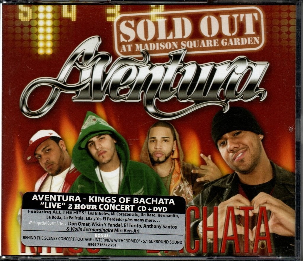 Aventura - Kings Of Bachata - 2 x CD + DVD Set 🌞, Cd's en Dvd's, Import, Ophalen of Verzenden, Zo goed als nieuw, Live-album