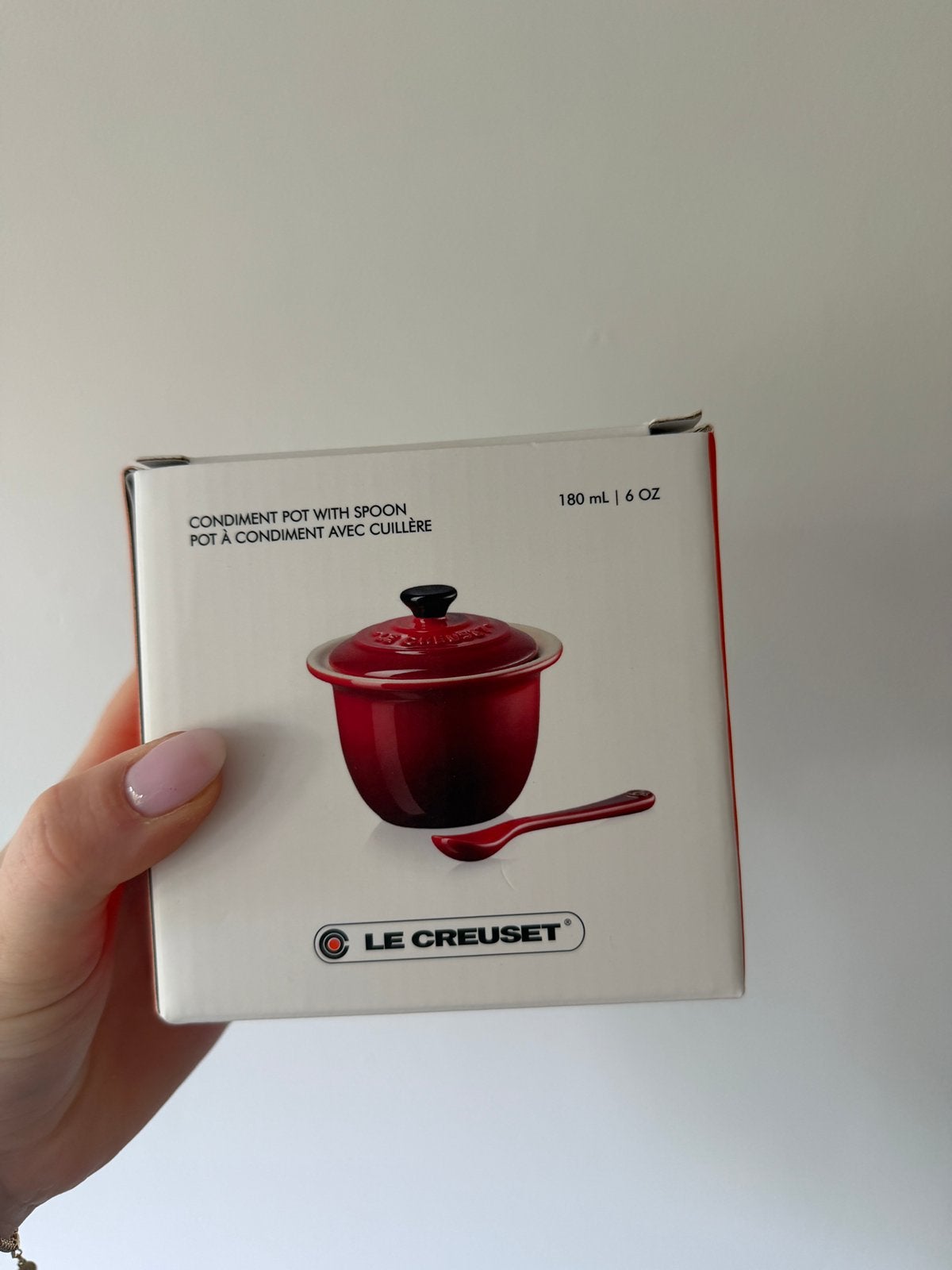 Le creuset Kruidenpotje Met Lepeltje En Gekleurde Knop nieuw, Overige typen, Nieuw, Overige materialen, Oranje