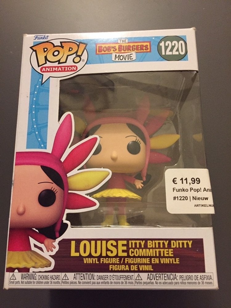 Funko Pop! Louise (Bob's Burgers Movie) #1220, Ophalen of Verzenden, Nieuw, Pop