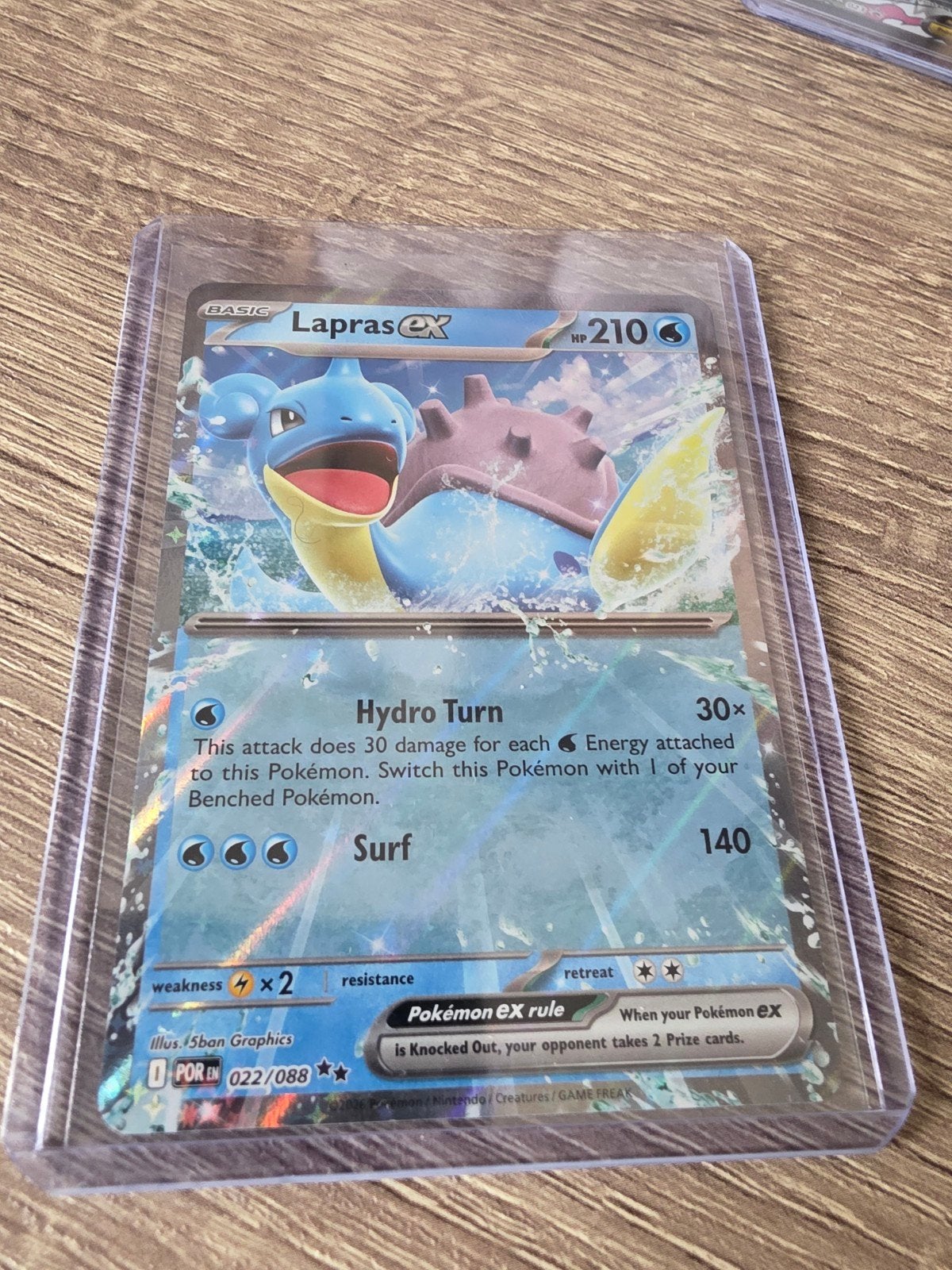 Lapras ex 022 / 088 Perfect Order, Ophalen of Verzenden, Nieuw, Losse kaart