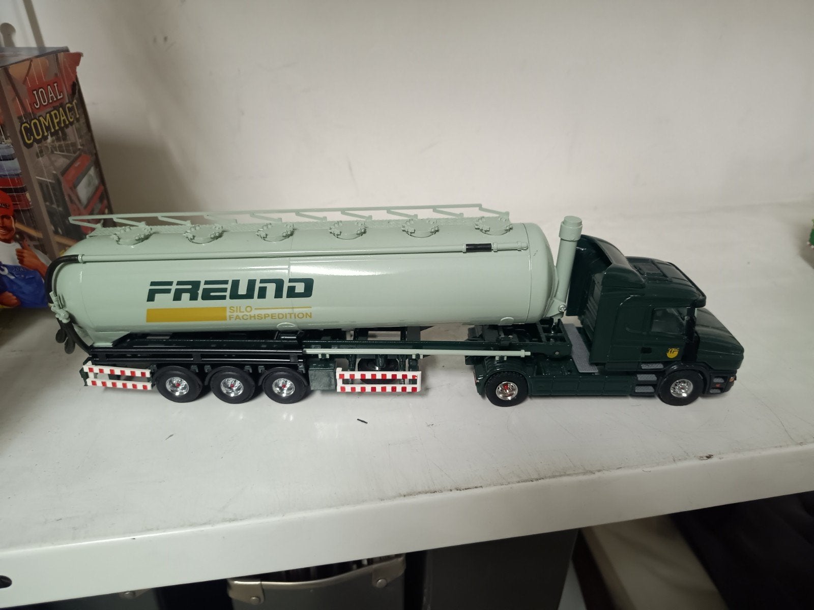 Silo-oplegger vrachtwagen model - Freund Silo-Fachspedition, Overige merken, 1:32 tot 1:50, Ophalen of Verzenden, Zo goed als nieuw