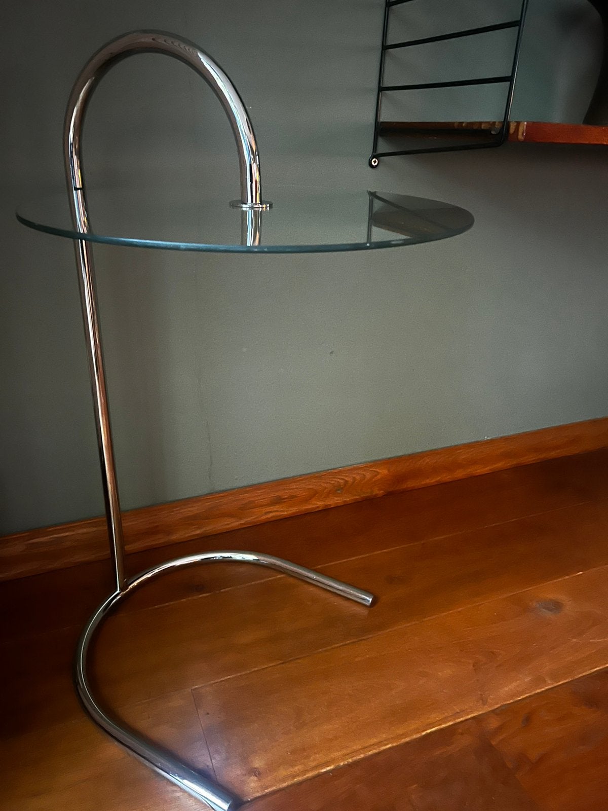Vintage Ikea chroom bijzettafel Tord Björklund, Ophalen, Zo goed als nieuw