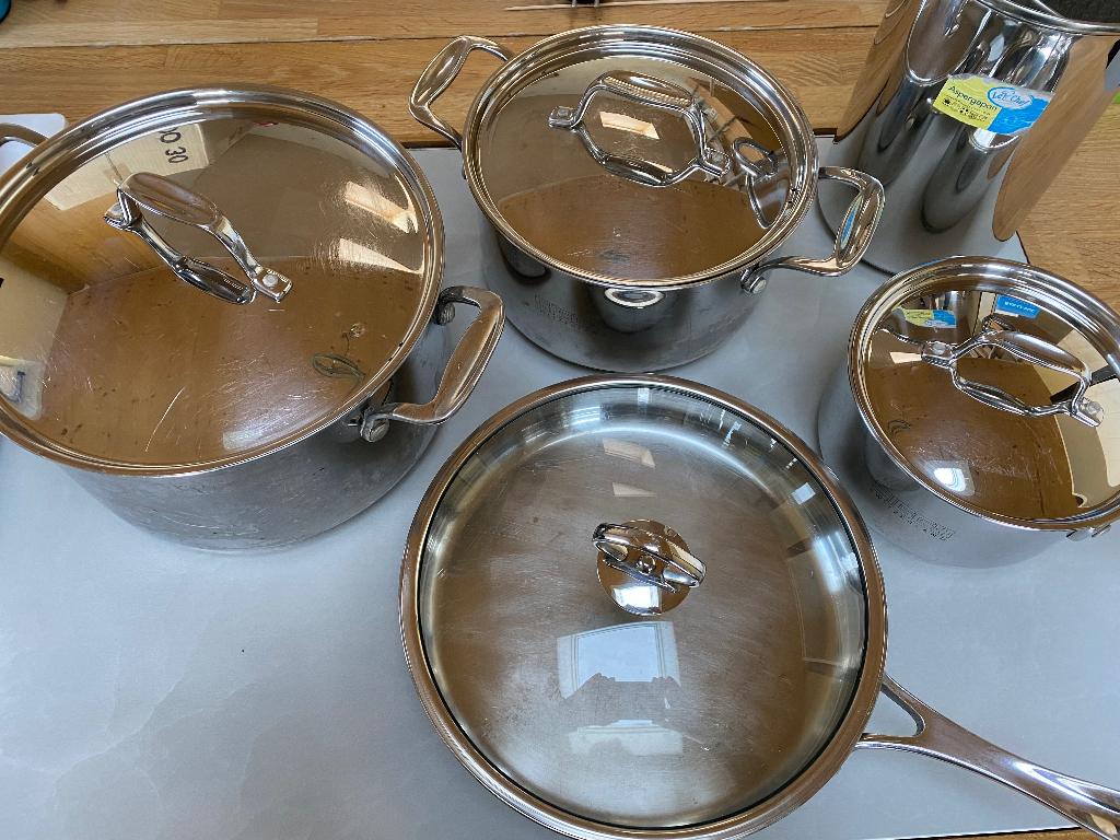 Pannen Merk: SIGG, Ophalen, Gebruikt, Inductieplaat, Pannenset
