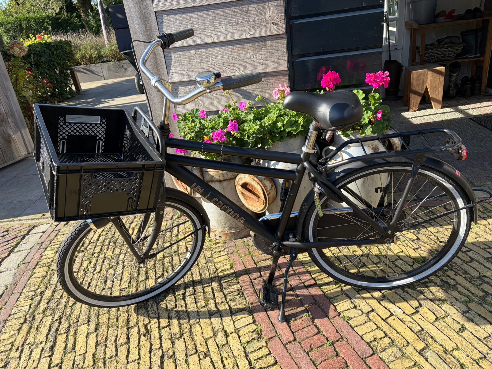 Mooie Cortina U4 transport fiets jongens 24 inch, Fietsen en Brommers, Ophalen, Terugtraprem, Versnellingen, Gebruikt