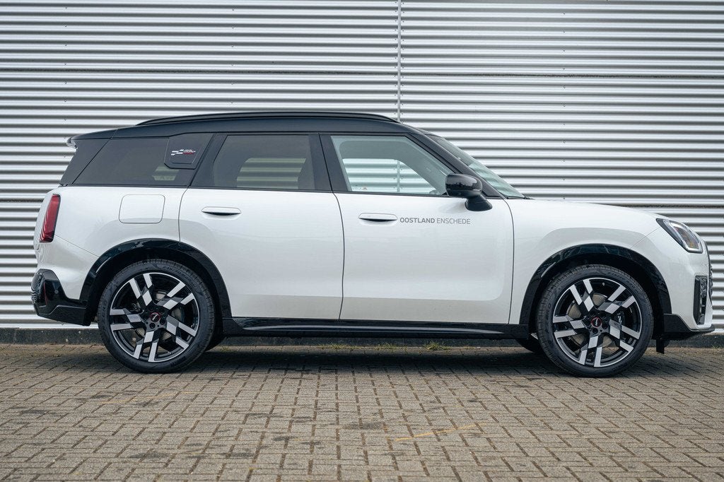 MINI Countryman C Automaat / John Cooper Works / Pakket L /, Auto's, Stof, Gebruikt, Met garantie (alle), Wit