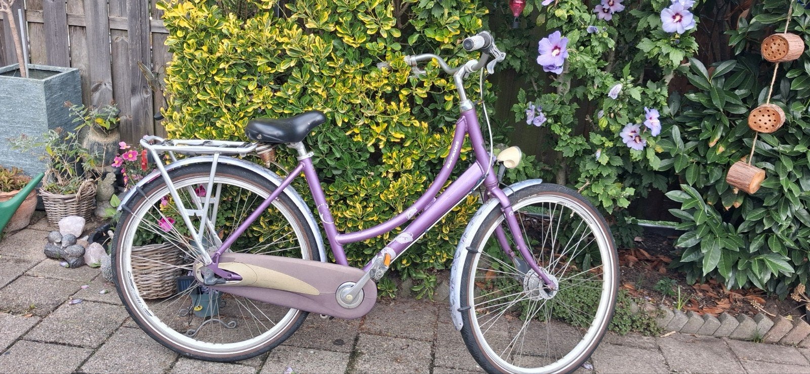 Nette Baravus opoefiets met handremmen en 3 versnellingen, Ophalen, Gebruikt, Velgrem, 50 tot 53 cm