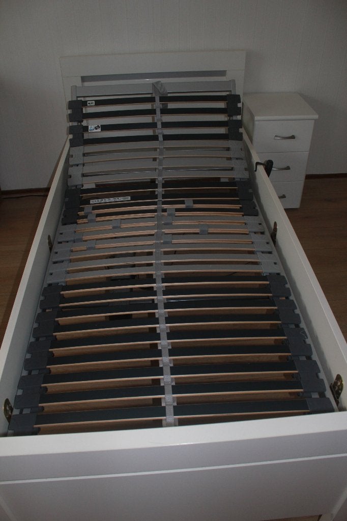 Elektrisch Hoog-Laag Bed - Volledig verstelbaar, Ophalen, Verstelbaar, 90 cm, Eenpersoons