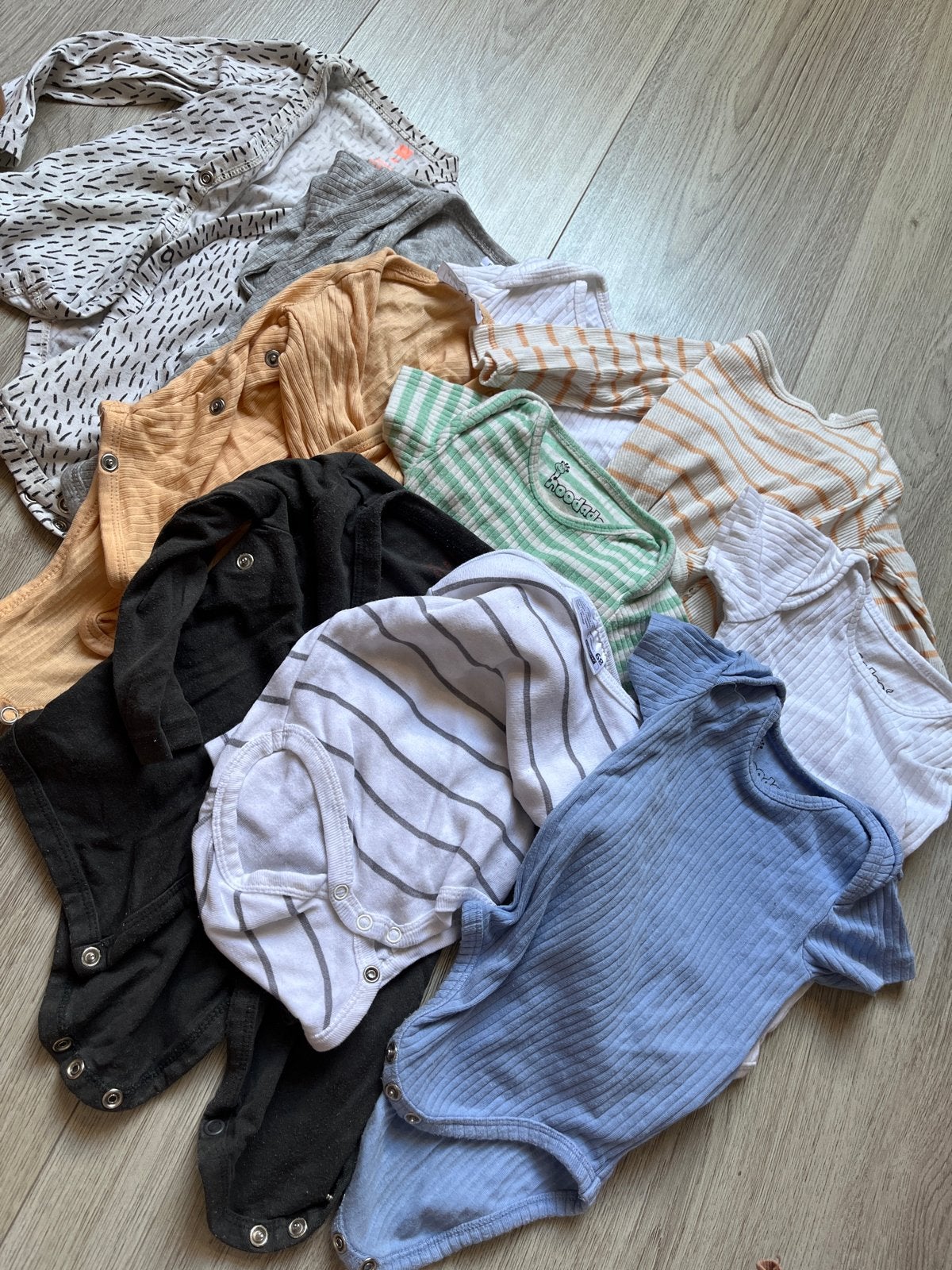 10 baby rompers maat 62/68, Ophalen of Verzenden, Gebruikt, Jongetje of Meisje