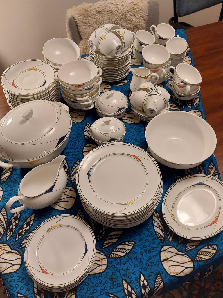 Servies Villeroy en Boch Trio, Ophalen, Overige typen, Zo goed als nieuw, Overige stijlen