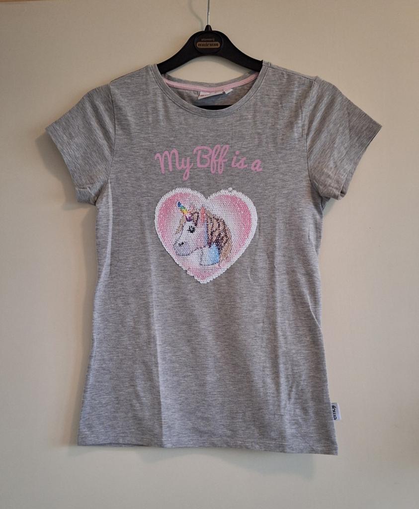 T-shirt Emoji maat 170-176, Kinderen en Baby's, Kinderkleding | Maat 170, Meisje, Ophalen of Verzenden, Zo goed als nieuw, Emoji