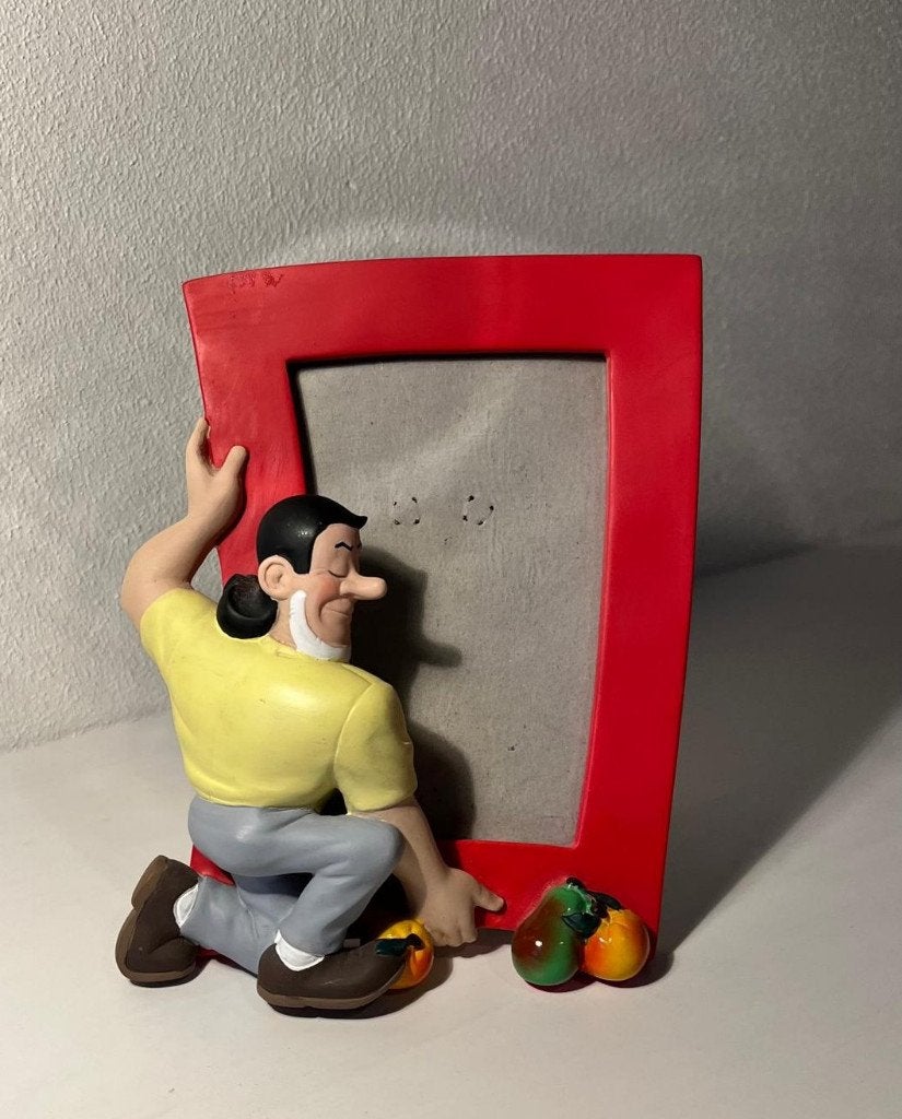 Fotolijst met Jerom van Suske en Wiske, Ophalen of Verzenden, Suske en Wiske, Zo goed als nieuw, Beeldje of Figuurtje
