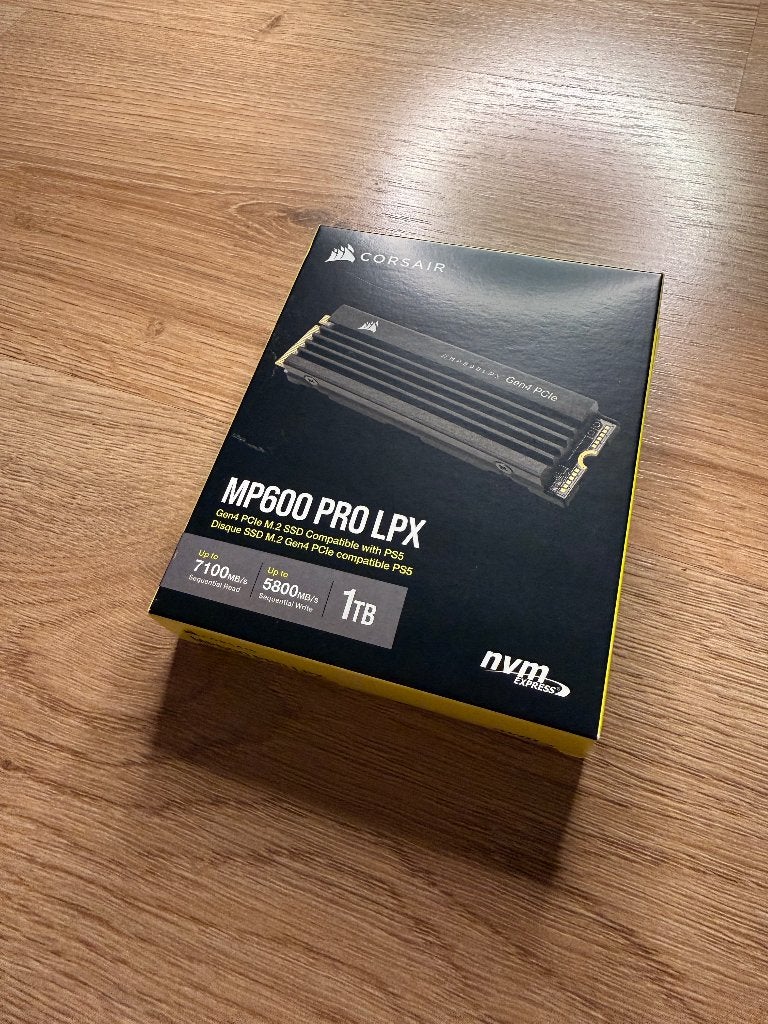Corsair MP600 Pro LPX 1TB (SSD voor PS5), Computers en Software, Harde schijven, Intern, Console, Verzenden, SSD