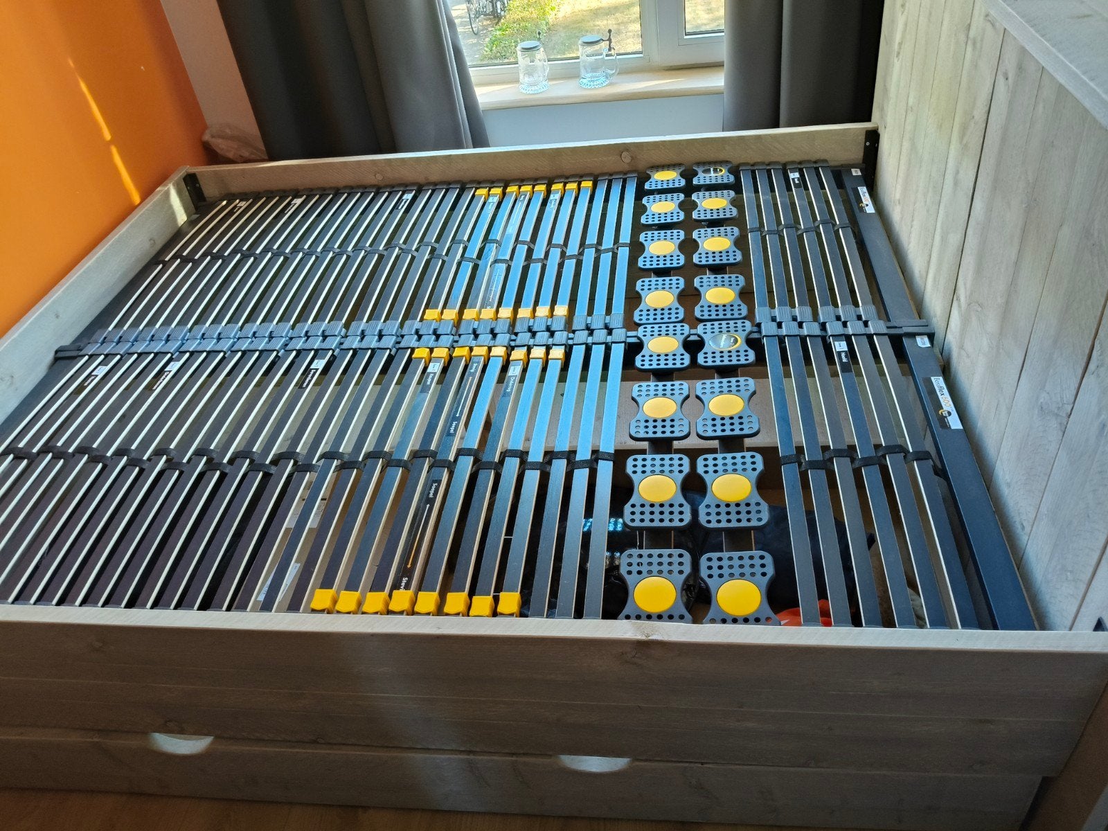 2-persoons bed 200*160cm, Ophalen, Tweepersoons, Zo goed als nieuw, 180 cm