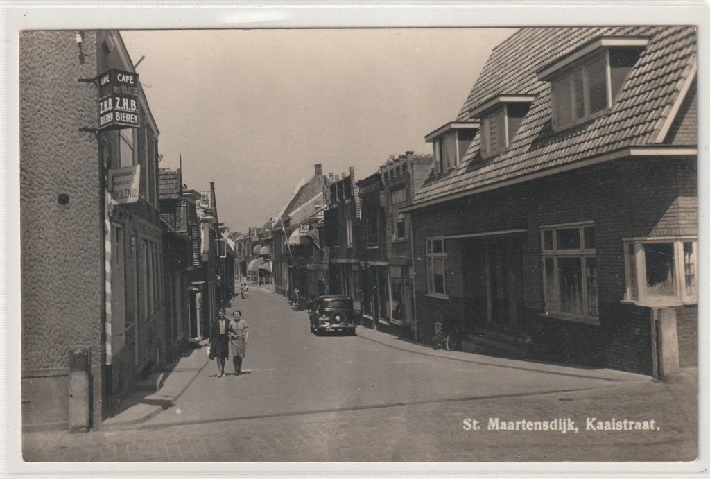 St. Maartensdijk  fotokaart, Ophalen of Verzenden, 1920 tot 1940, Gelopen, Zeeland