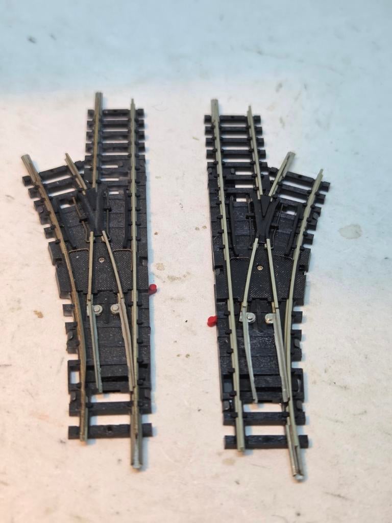 Minitrix 4951/4953 24 Wissels, Hobby en Vrije tijd, Modeltreinen | N-Spoor, Gebruikt, Gelijkstroom, Trix, Rails