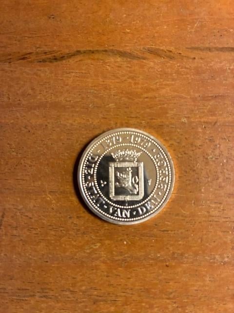 1 Berghse Rijder - 's-Heerenberg 600 jaar, Ophalen of Verzenden, Vóór koninkrijk, Overige waardes, Losse munt