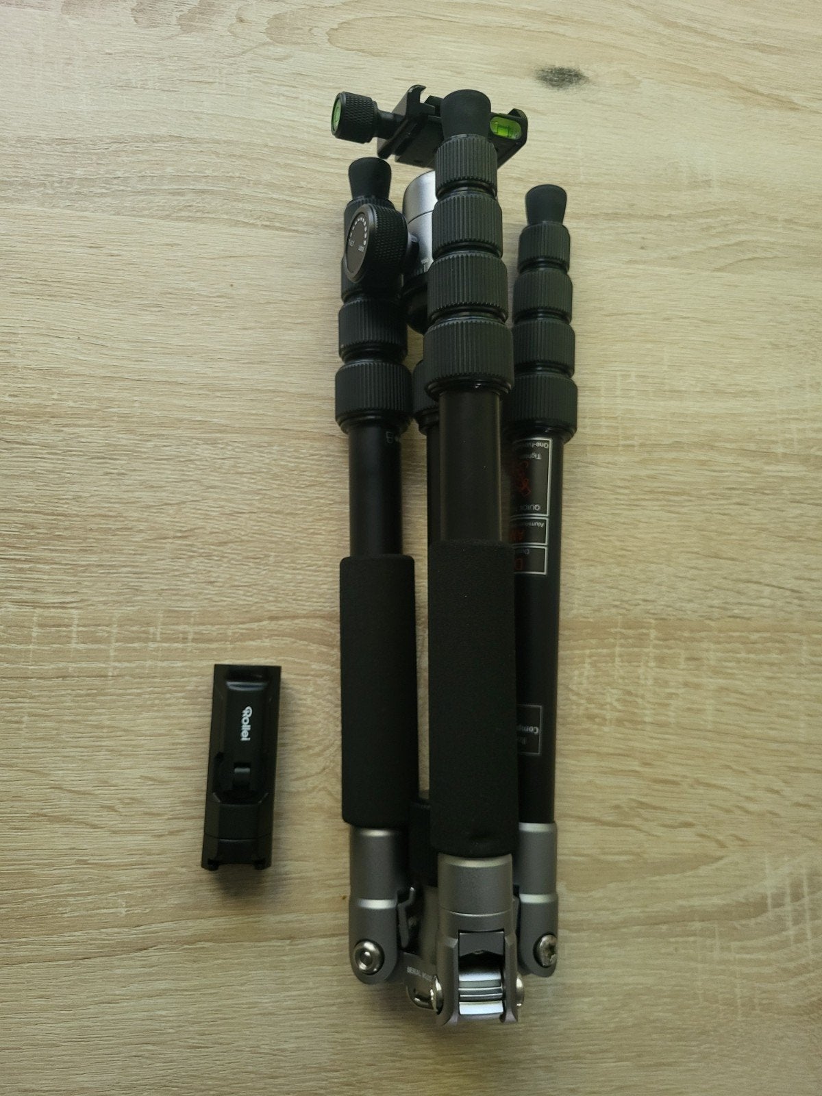 Rollei Compact Traveler No. 1 Carbon Statief, Zo goed als nieuw, Met balhoofd, Rollei, 125 tot 150 cm