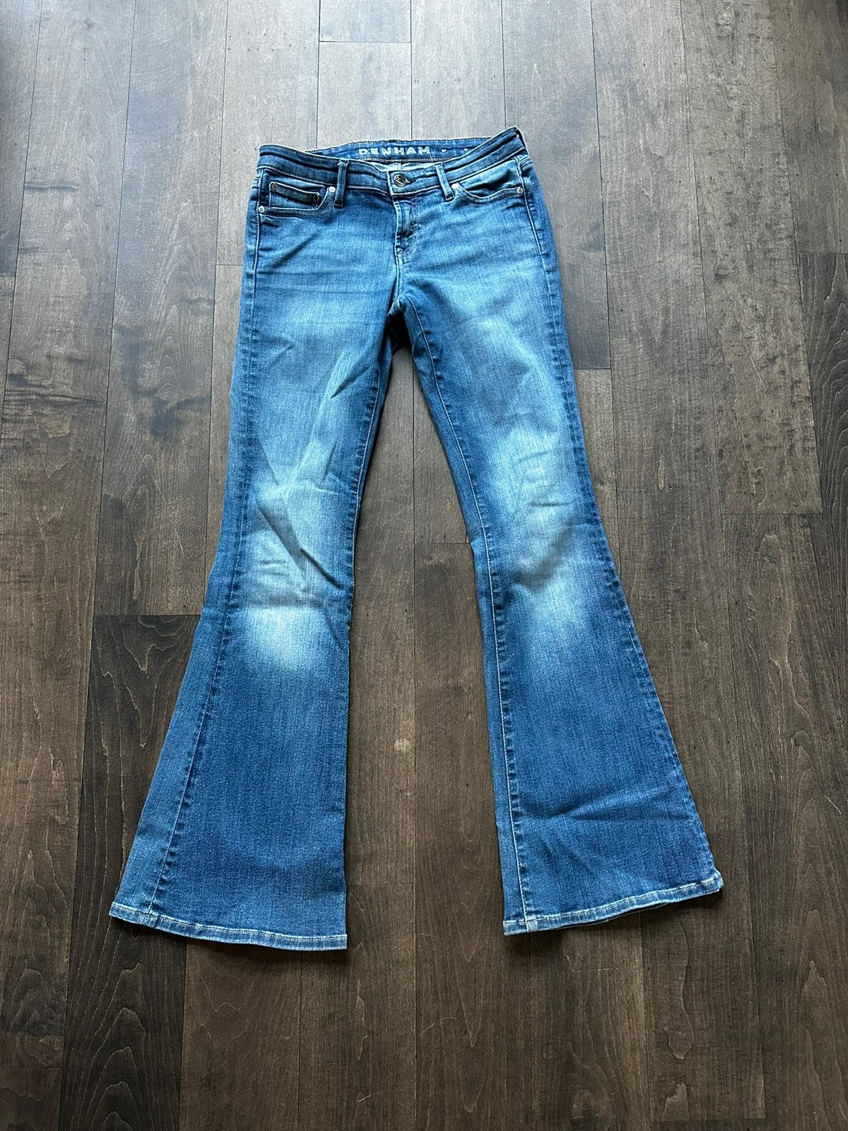 Denham spijkerbroek blauw Farrah maat W26 L30, Denham, Blauw, Ophalen of Verzenden, Zo goed als nieuw