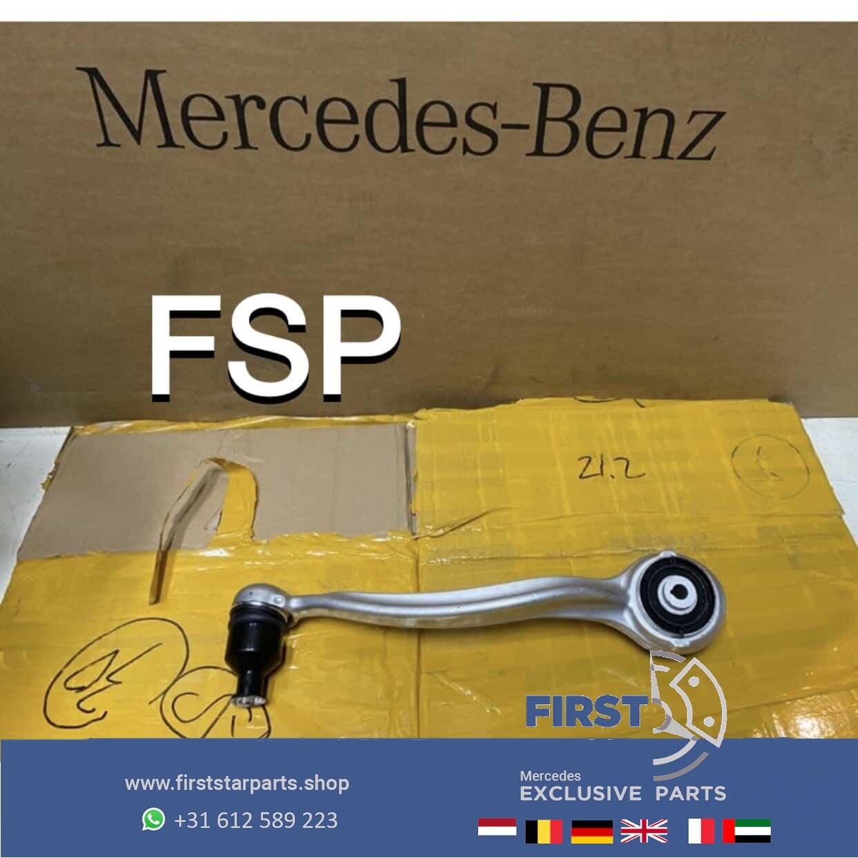 W205 draagarm 20501RE Mercedes C Klasse 2014-2020 onderstel, Auto-onderdelen, Gebruikt, -, Ophalen of Verzenden, -