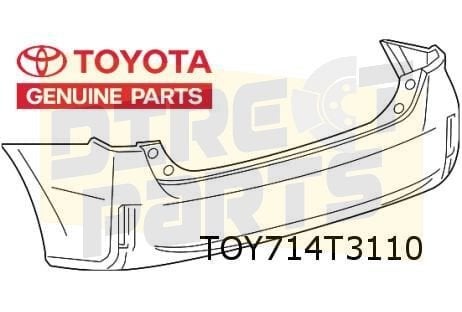 Toyota Prius+ (11/14-9/21) achterbumper (te spuiten) Origine