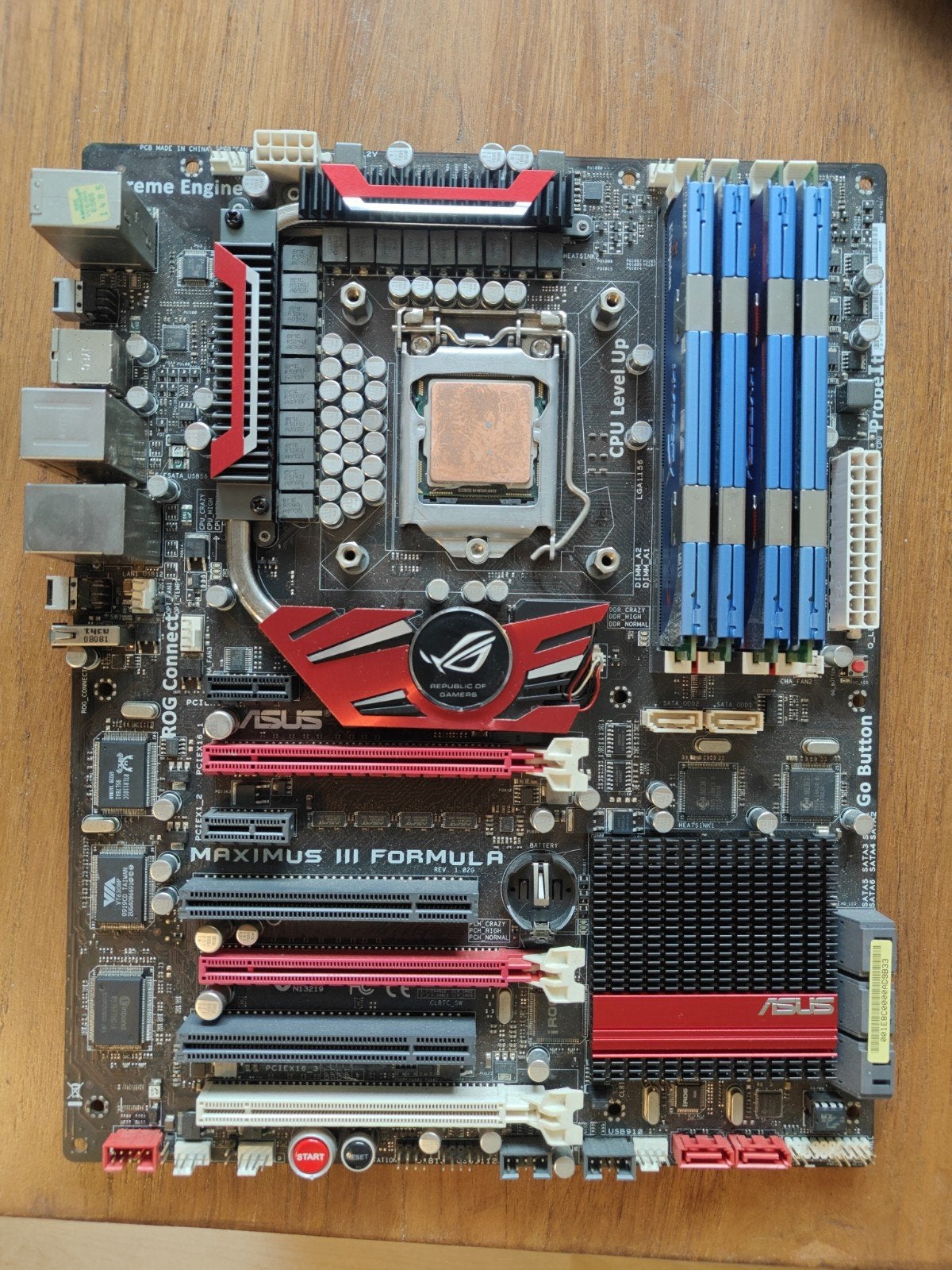 Maximus 3 formula I7-860 processor 16gb geheugen., Ophalen of Verzenden, Gebruikt, DDR3