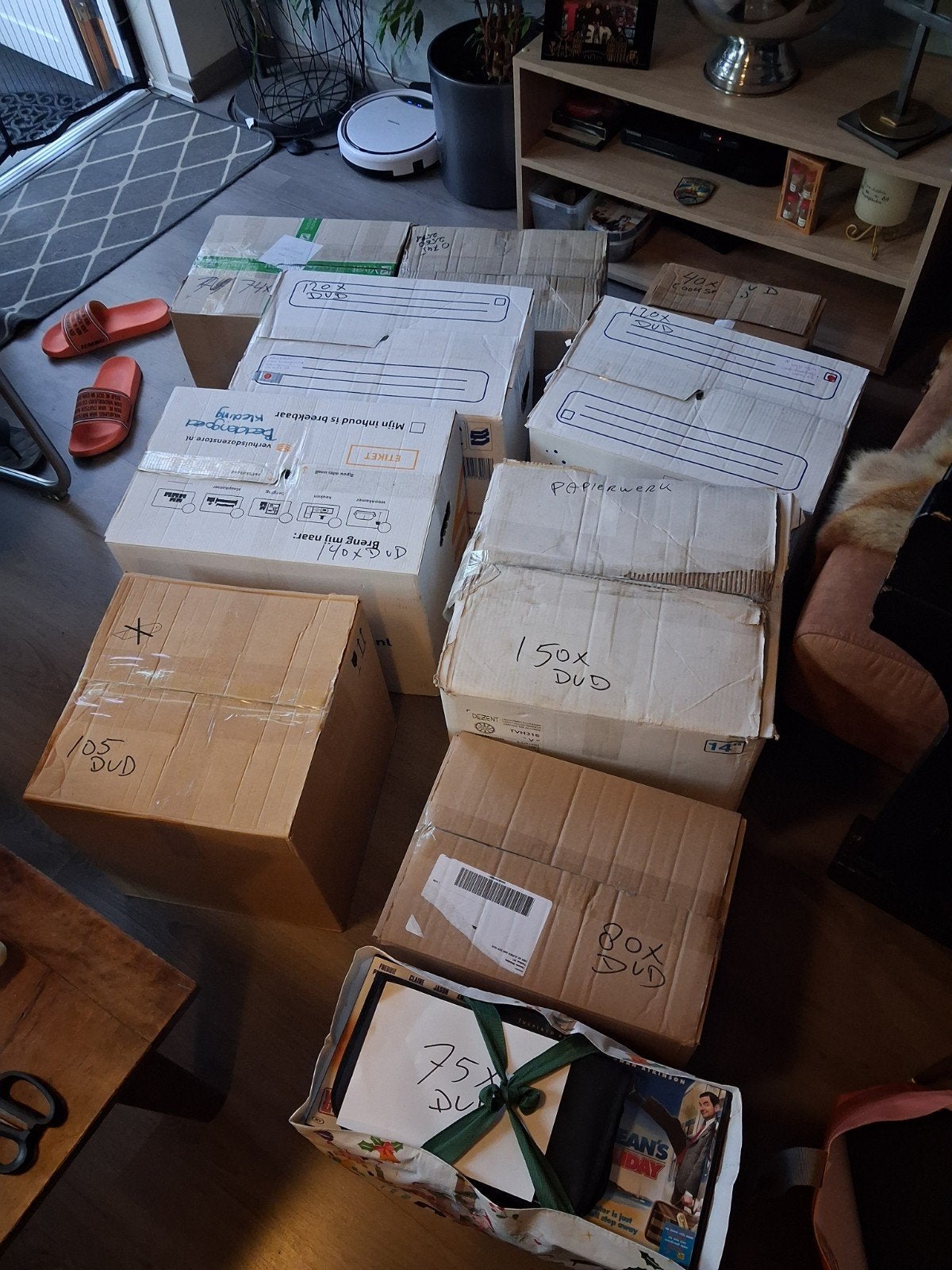 Ongeveer 1000 dvds, Alle leeftijden, Ophalen, Zo goed als nieuw