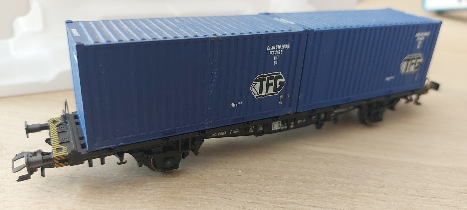 Märklin DB/TFG containerwagen artnr 4769 in ovp, Wisselstroom, Locomotief, Ophalen of Verzenden, Zo goed als nieuw