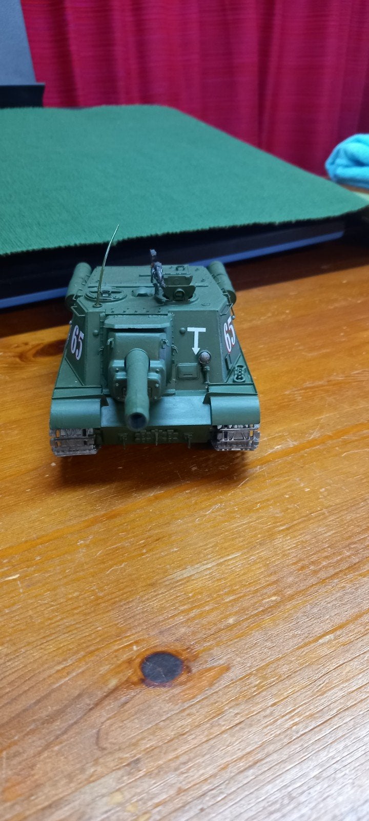 ISU-152 Tank Model 1:35 - Gedetailleerd en Geschilderd, Ophalen of Verzenden