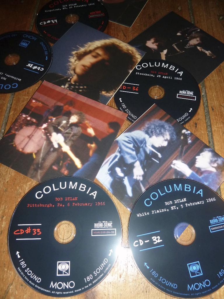Bob Dylan - Live 1966 - 5x Audience Silverdiscs, Ophalen of Verzenden, Gebruikt