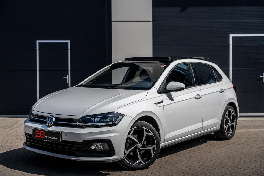Volkswagen Polo 1.0 TSI Highline R Line|Keyless|Pano|Vol!, 1095 kg, Wit, Bedrijf, 3 cilinders