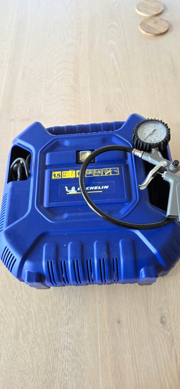 Michelin Bandenpomp Compressor als nieuw, 6 tot 10 bar, Ophalen of Verzenden, Zo goed als nieuw, Minder dan 200 liter/min