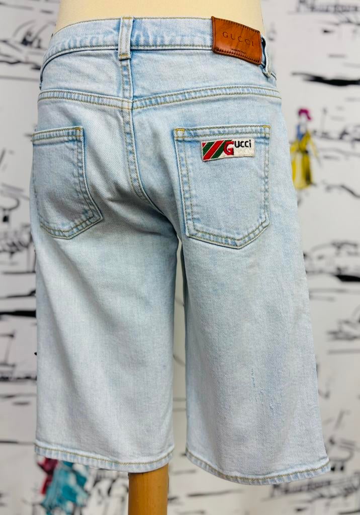 Gucci jongens korte broek spijkerbroek maat 10, Broek, Gebruikt, Verzenden, Gucci EU