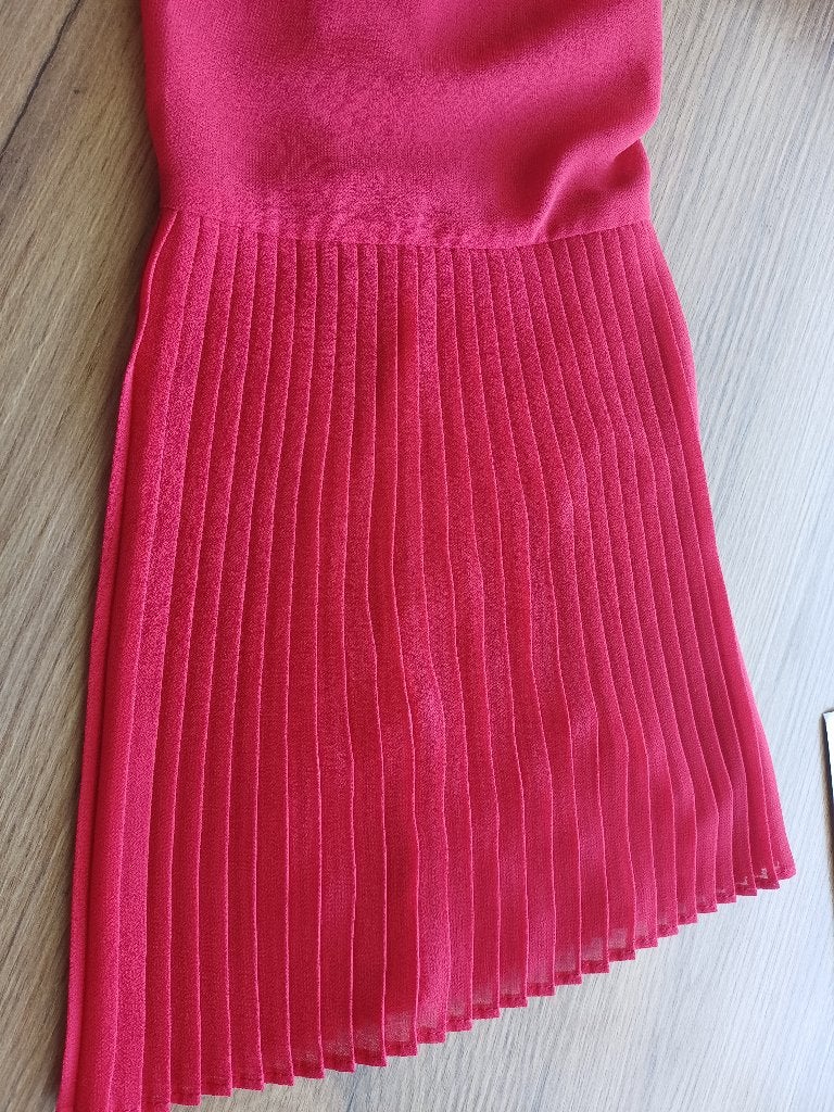 zgan.rood gevoerde bloes aparte mouwen S.Oliver mt 42, Maat 42/44 (L), Ophalen of Verzenden, Zo goed als nieuw, S.Oliver