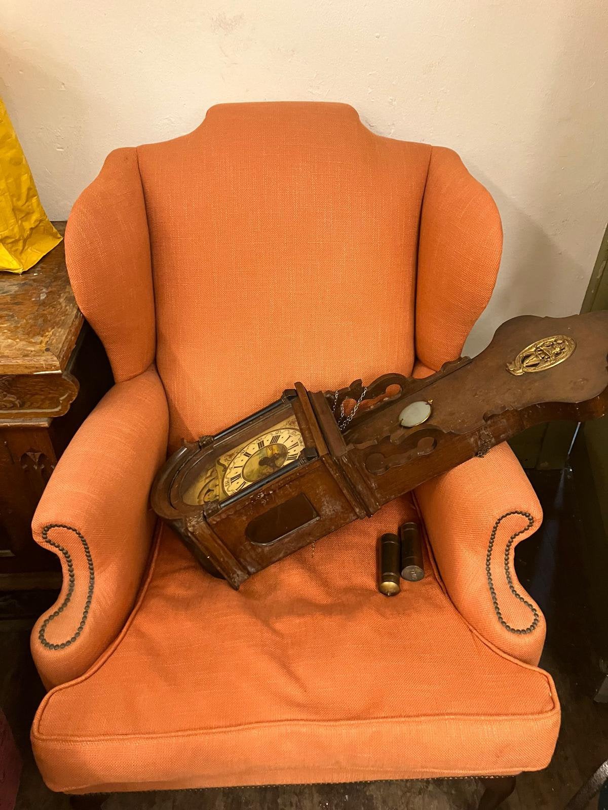 Big orange comfy chair, Ophalen, Gebruikt, Eenpersoons, Minder dan 150 cm