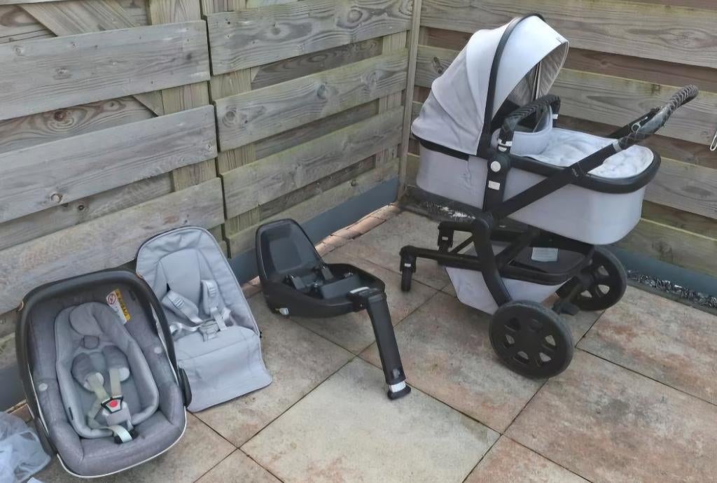 Joolz 3 in 1 kinderwagen met isofix, Kinderen en Baby's, Kinderwagens en Combinaties, Gebruikt, Verstelbare duwstang, Combiwagen