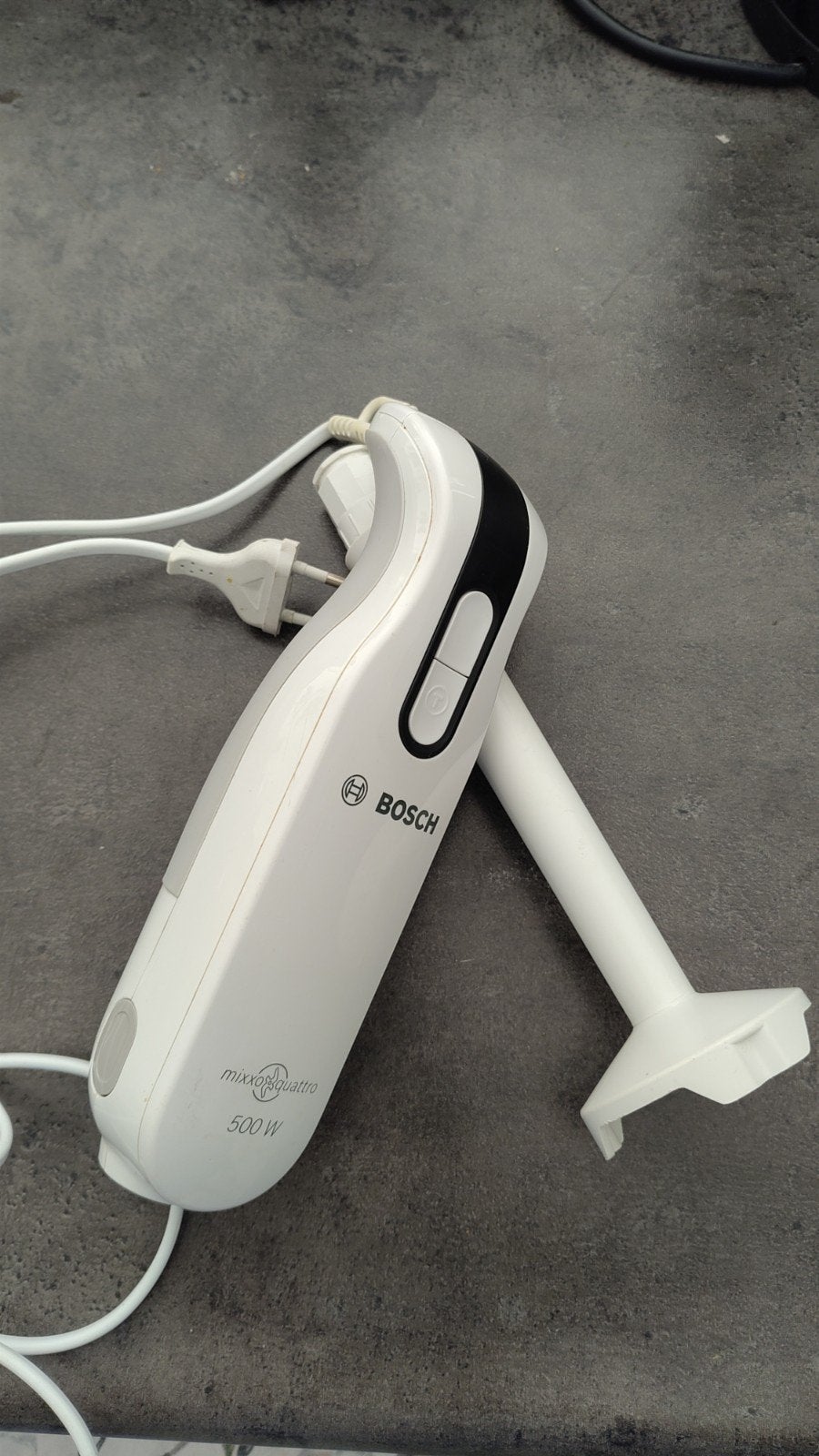 Bosch 500W Staafmixer - Wit, Ophalen of Verzenden, Gebruikt