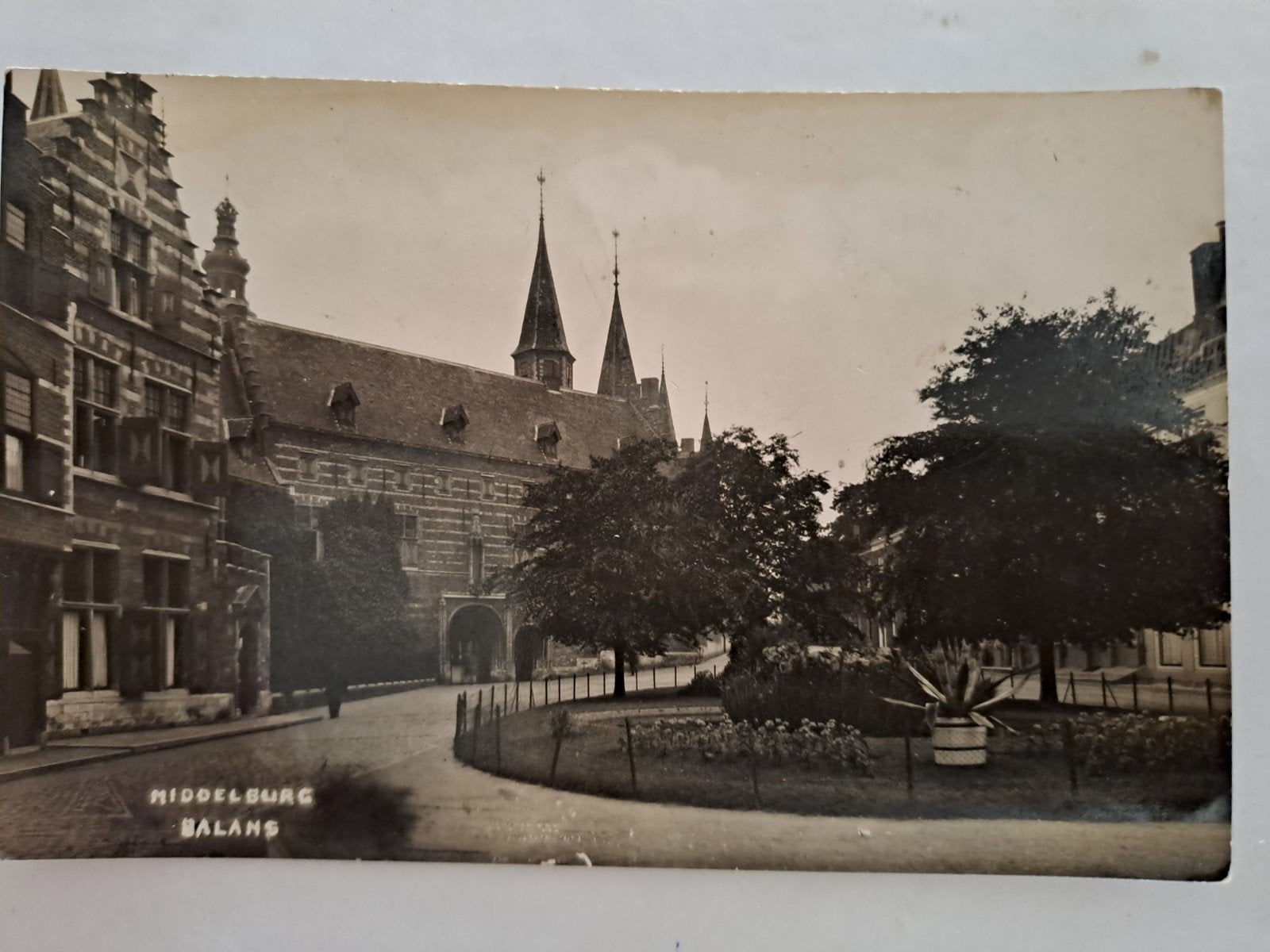 Middelburg,  spanjersberg kaart, fotokaart, Ophalen of Verzenden, 1960 tot 1980, Zeeland