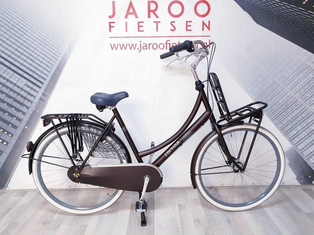 Cortina Roots Transportfiets Dames - Zo goed als nieuw, Overige merken, Terugtraprem, Ophalen of Verzenden, Zo goed als nieuw