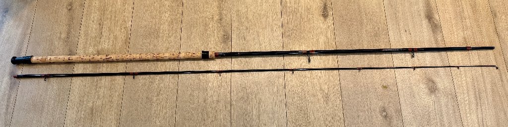 Traditional Temming's Classic Glass penhengel 11ft. 1,5 lbs, Watersport en Boten, Ophalen, Gebruikt, Werphengel