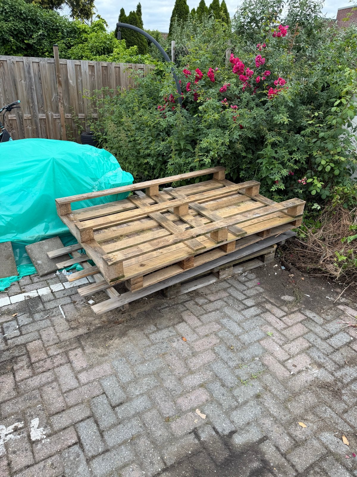Gebruikte euro Pallets - Diverse Maten, Doe-het-zelf en Verbouw, Hout en Planken, Ophalen, Gebruikt, 50 mm of meer, Pallet