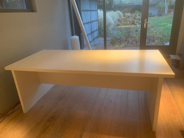 Bureau op maat gemaakt van multiplex, Ophalen, Demontabel, 210 cm, Nieuw