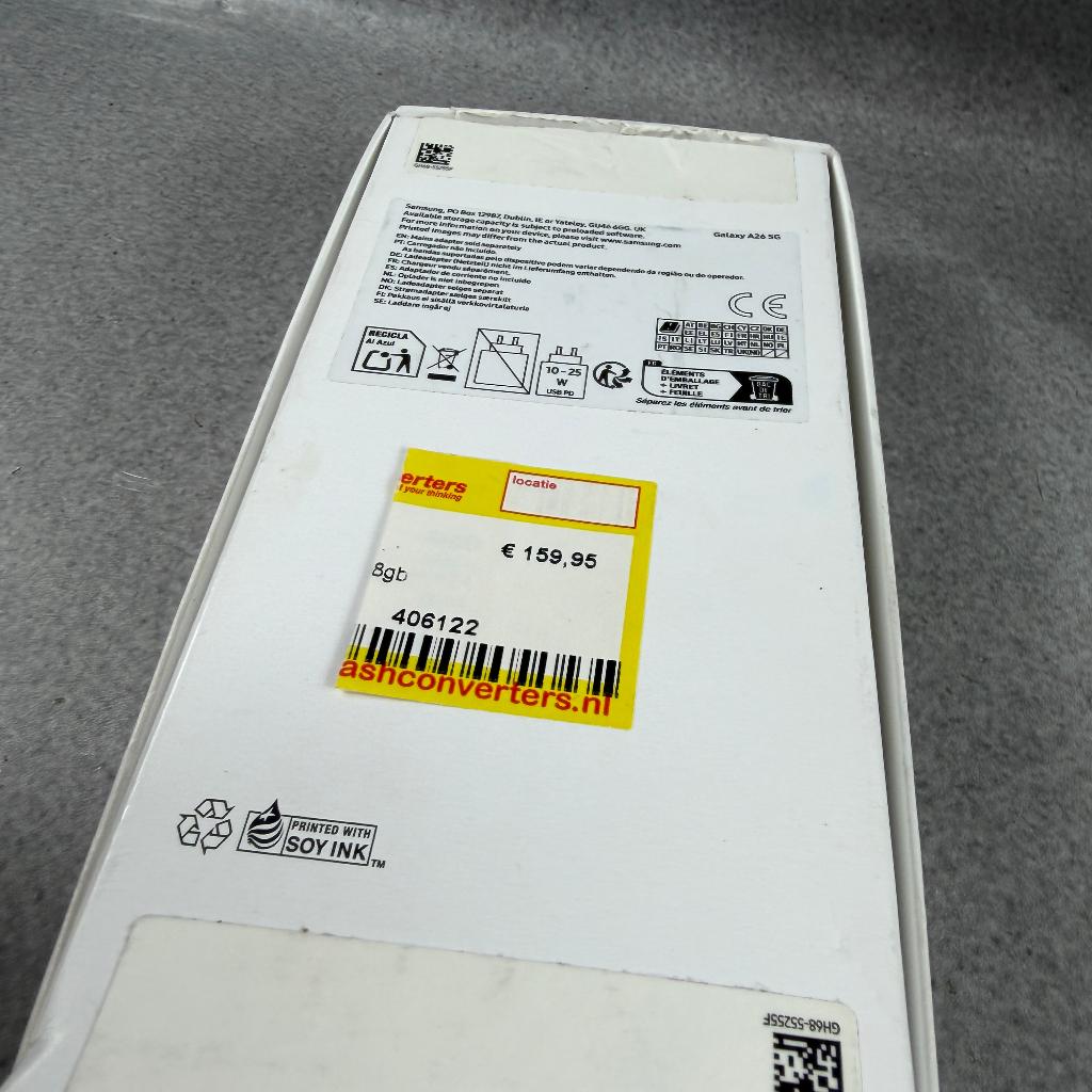 Samsung Galaxy A26-5G | in doos | 128GB / 6GB ram | 406122, Overige kleuren, Touchscreen, Ophalen of Verzenden, Zo goed als nieuw