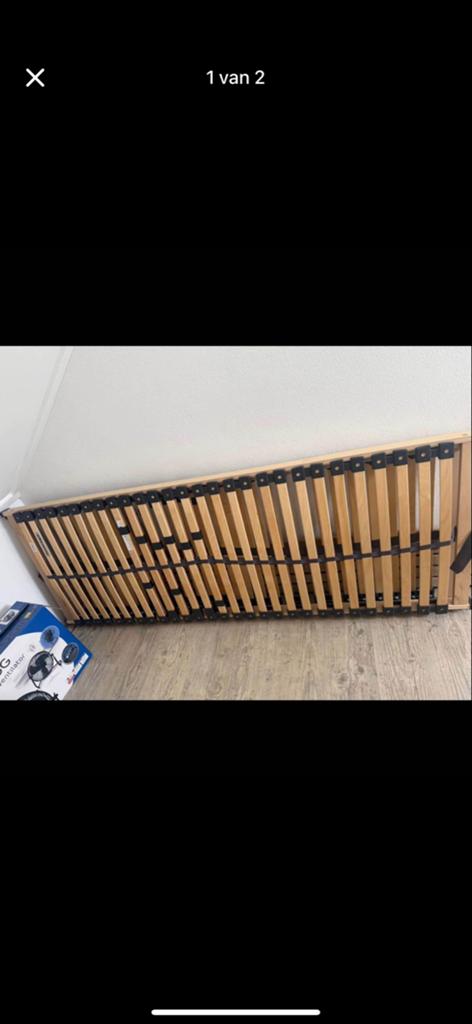 2x Lattenbodem Smaragd 70x200 cm, Huis en Inrichting, Slaapkamer | Matrassen en Bedbodems, Gebruikt, Ophalen of Verzenden, Bedbodem