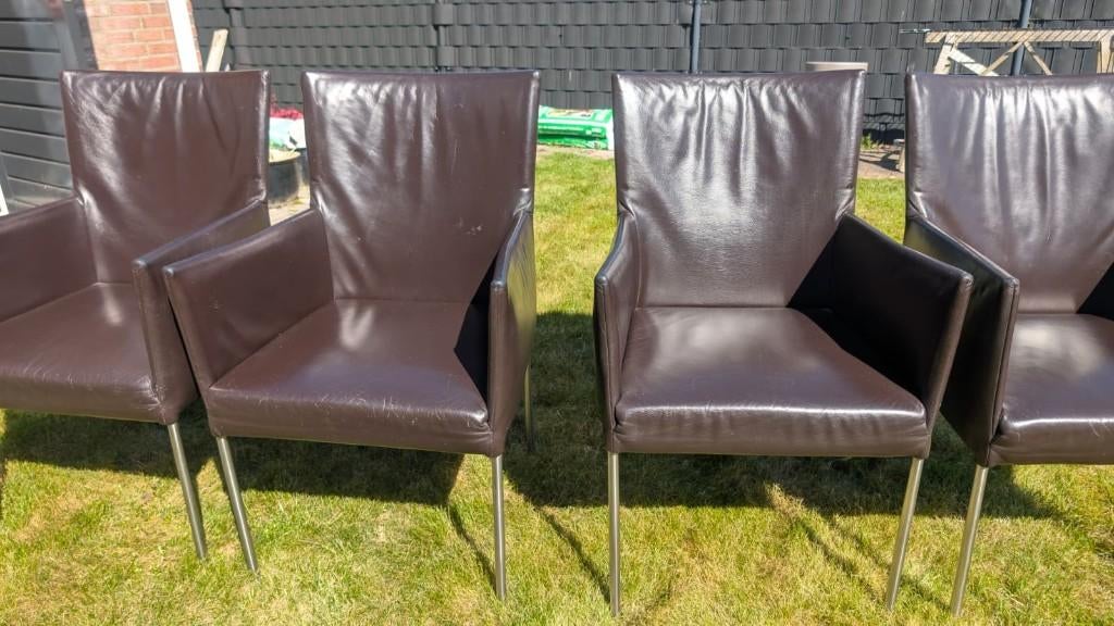 Bert Plantagie stoelen, Ophalen, Gebruikt, Bruin, Vijf, Zes of meer stoelen