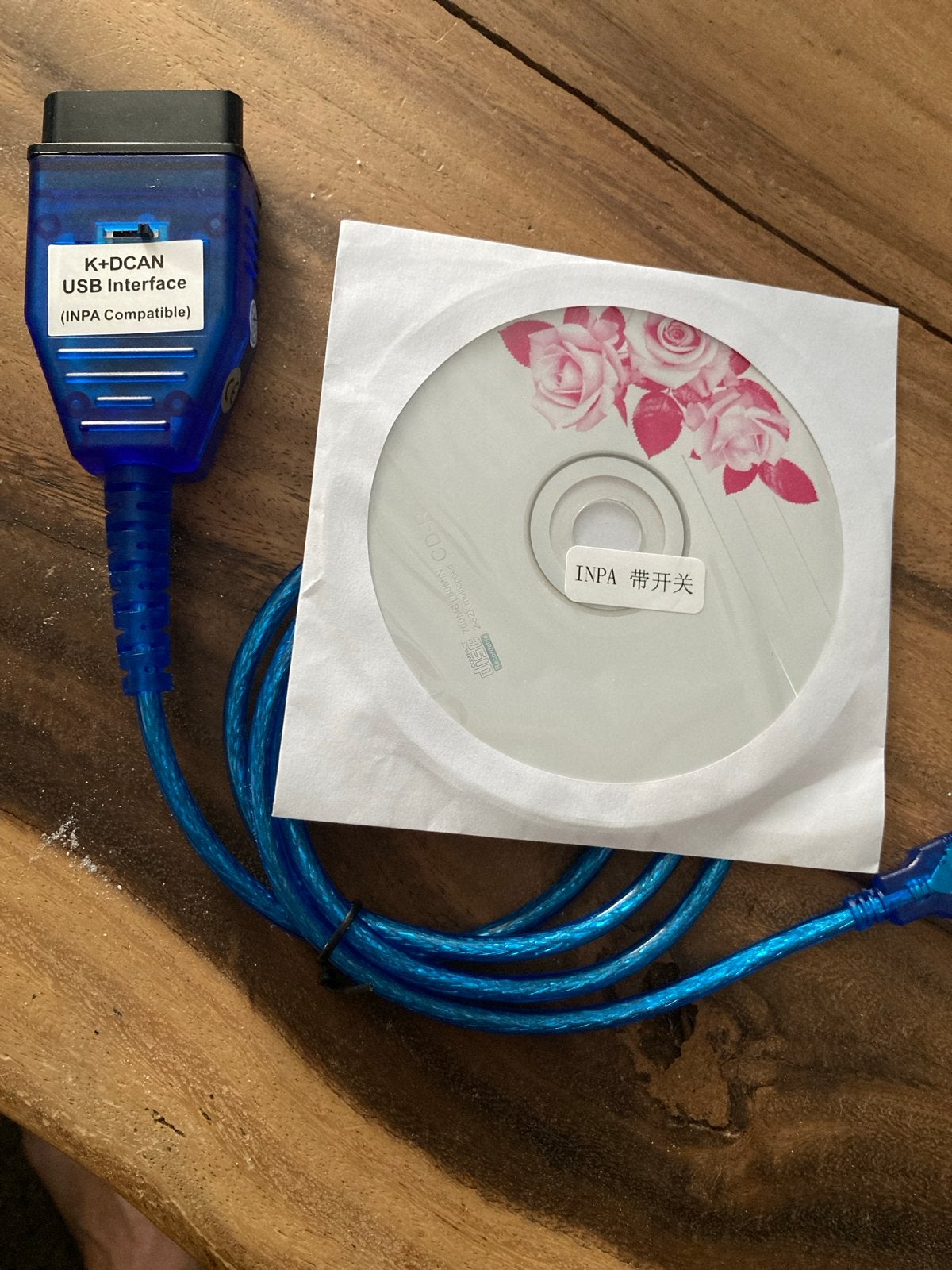 BMW INPA k+DCAN kabel USB uitlezen diagnose OBD2 nieuw, Ophalen of Verzenden, Nieuw, BMW