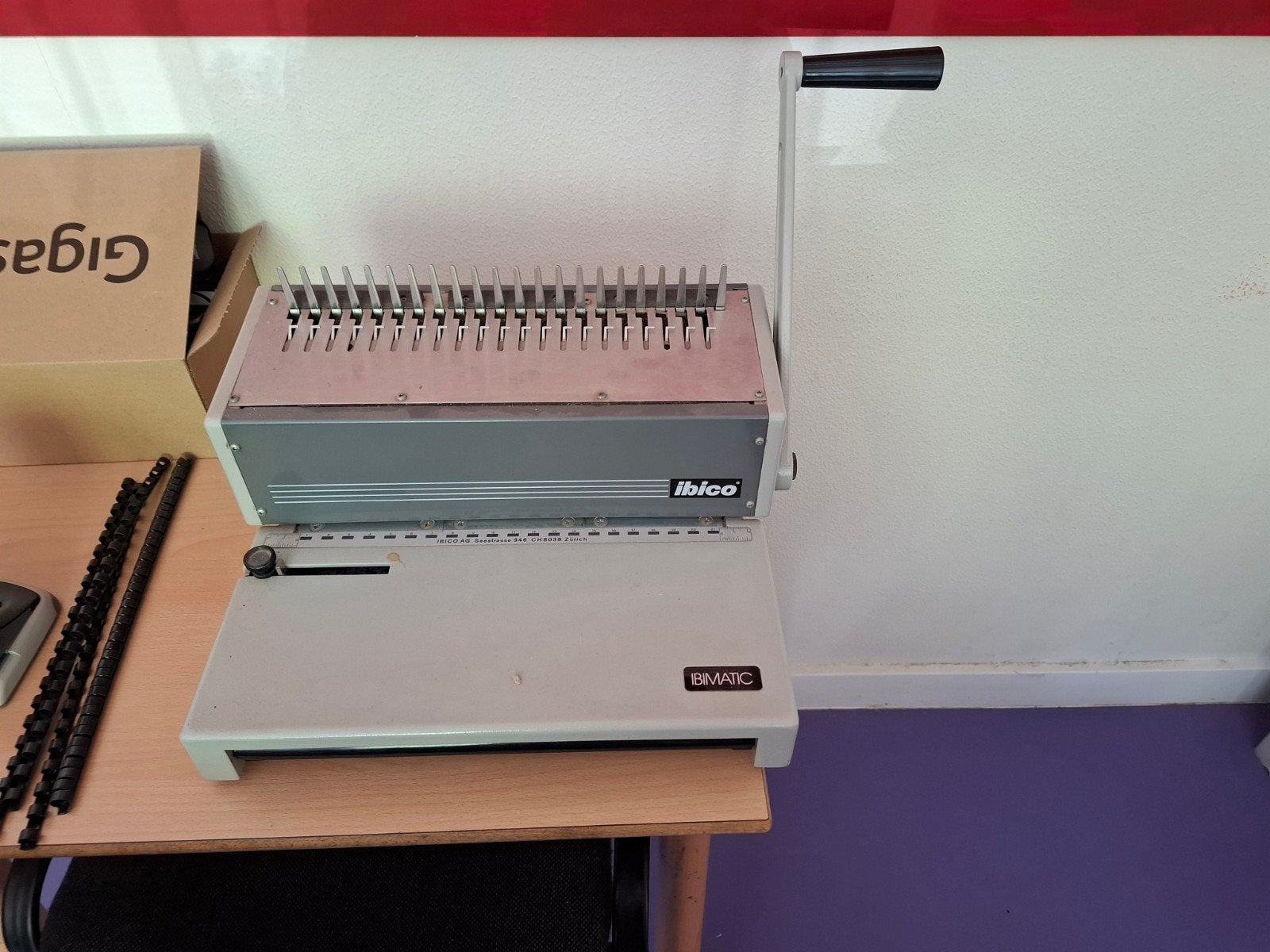 Ibico B8matic inbindmachine, Ophalen, Gebruikt