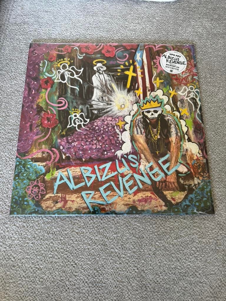 UFO FEV Albizu’s Revenge splatter vinyl, Limited edition, Ophalen of Verzenden, Zo goed als nieuw, 12 inch