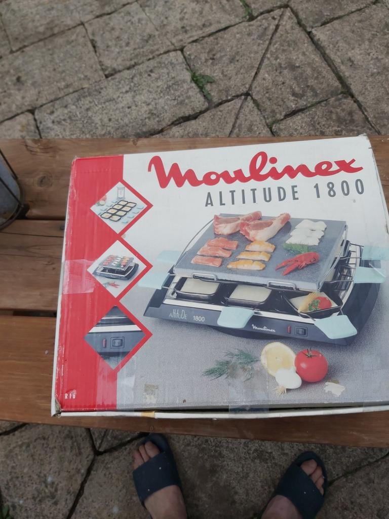 Moulinex Altitude 1800 Raclette Grill - Nieuw in doos, Ophalen of Verzenden, Nieuw