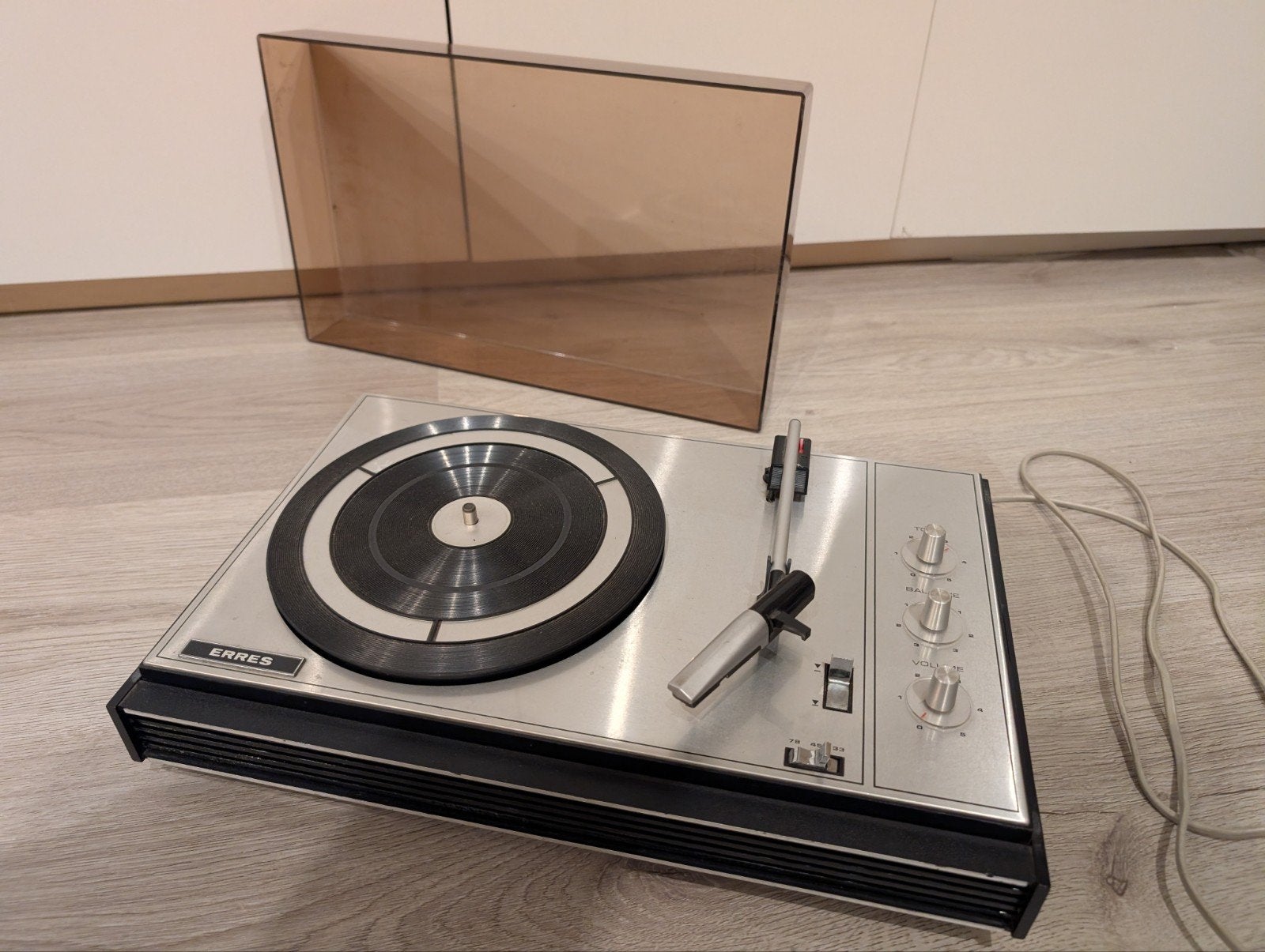 Vintage Erres Platenspeler - Goede staat, Ophalen of Verzenden, Gebruikt, Platenspeler, Overige merken